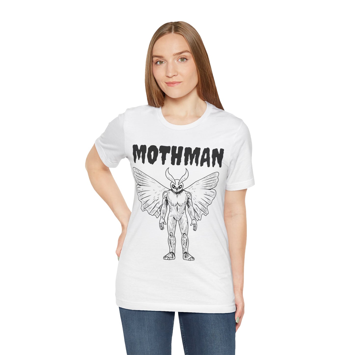 Mothman Line Art T-Shirt