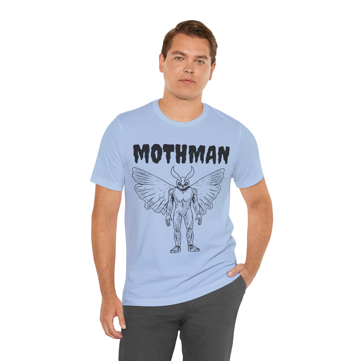 Mothman Line Art T-Shirt