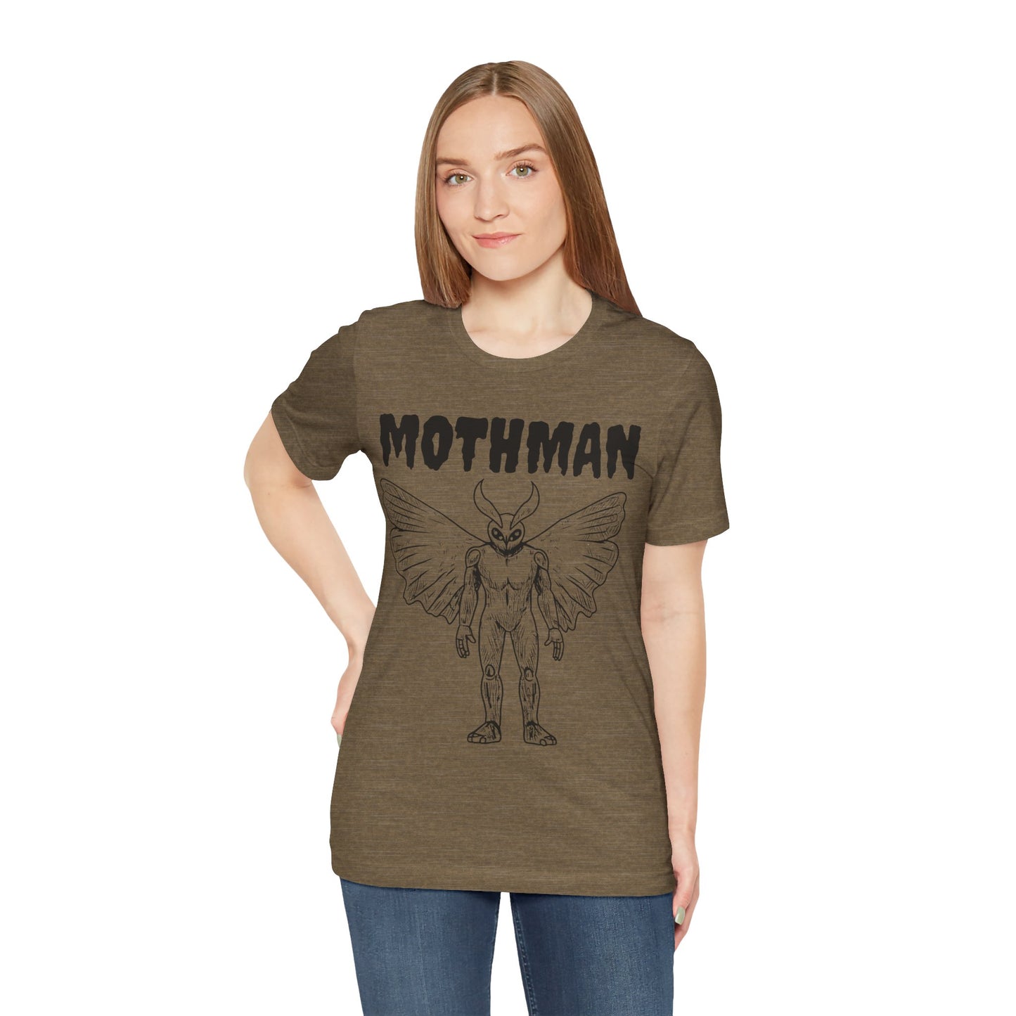 Mothman Line Art T-Shirt