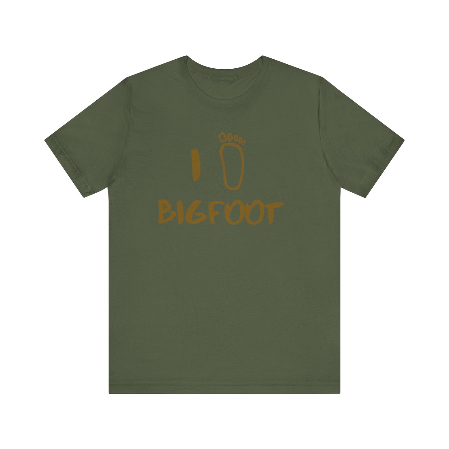 This Bigfoot Teeshirt is perfect for the Cryptid lover in your life. Featuring a Sasquatch Foot Print Crptozooalagy enthusiasts will love it