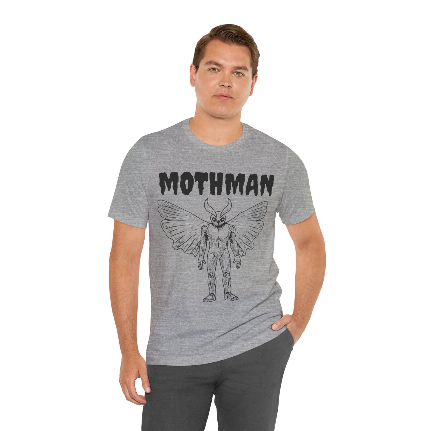 Mothman Line Art T-Shirt