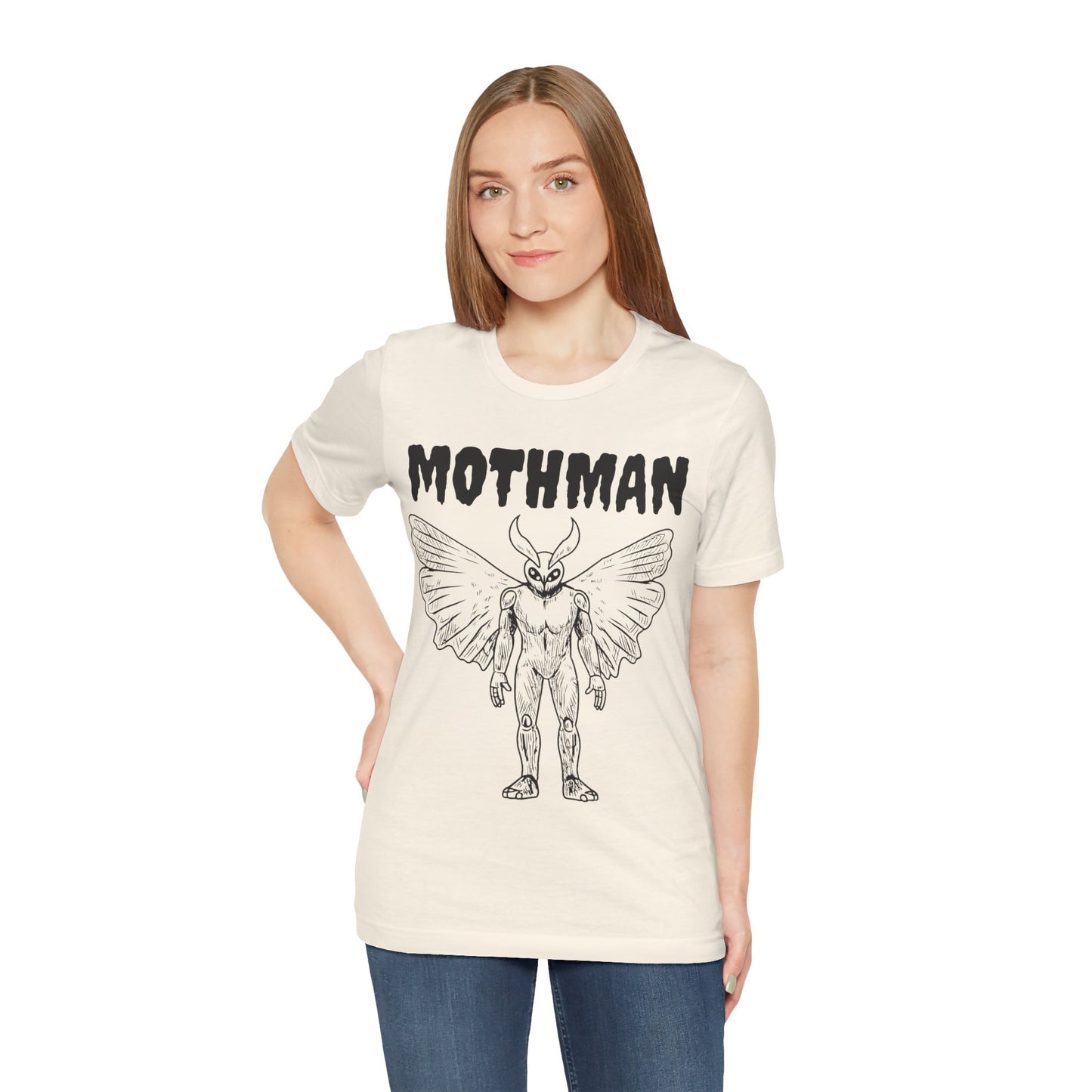 Mothman Line Art T-Shirt