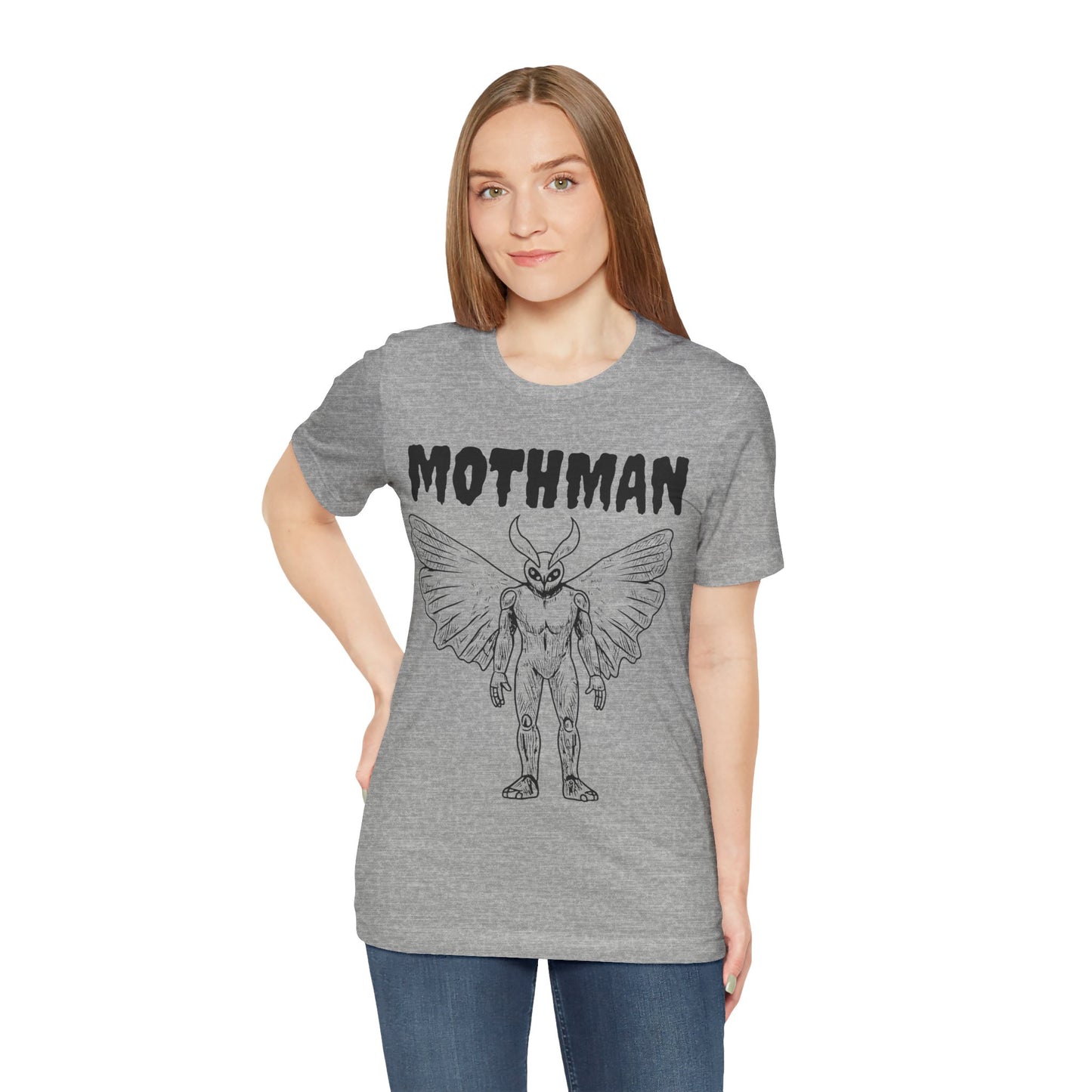 Mothman Line Art T-Shirt