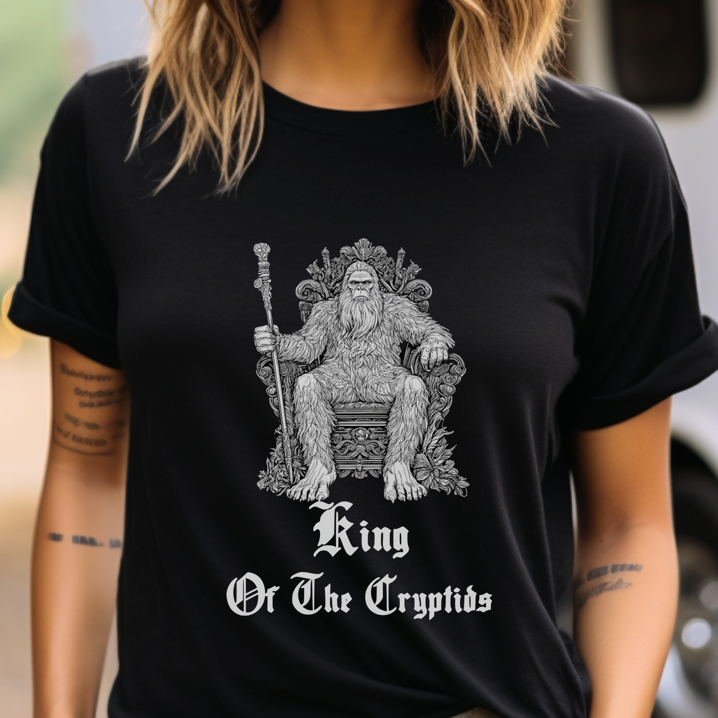 King Of The Crtptids Bigfoot tee