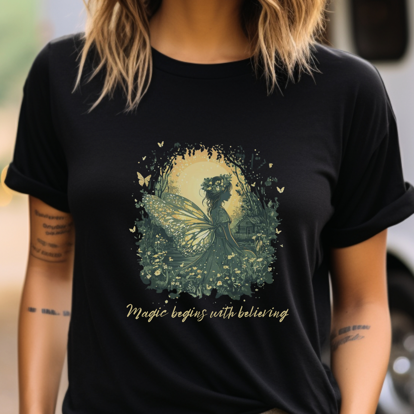 Magic begins with believing Fairy shirt