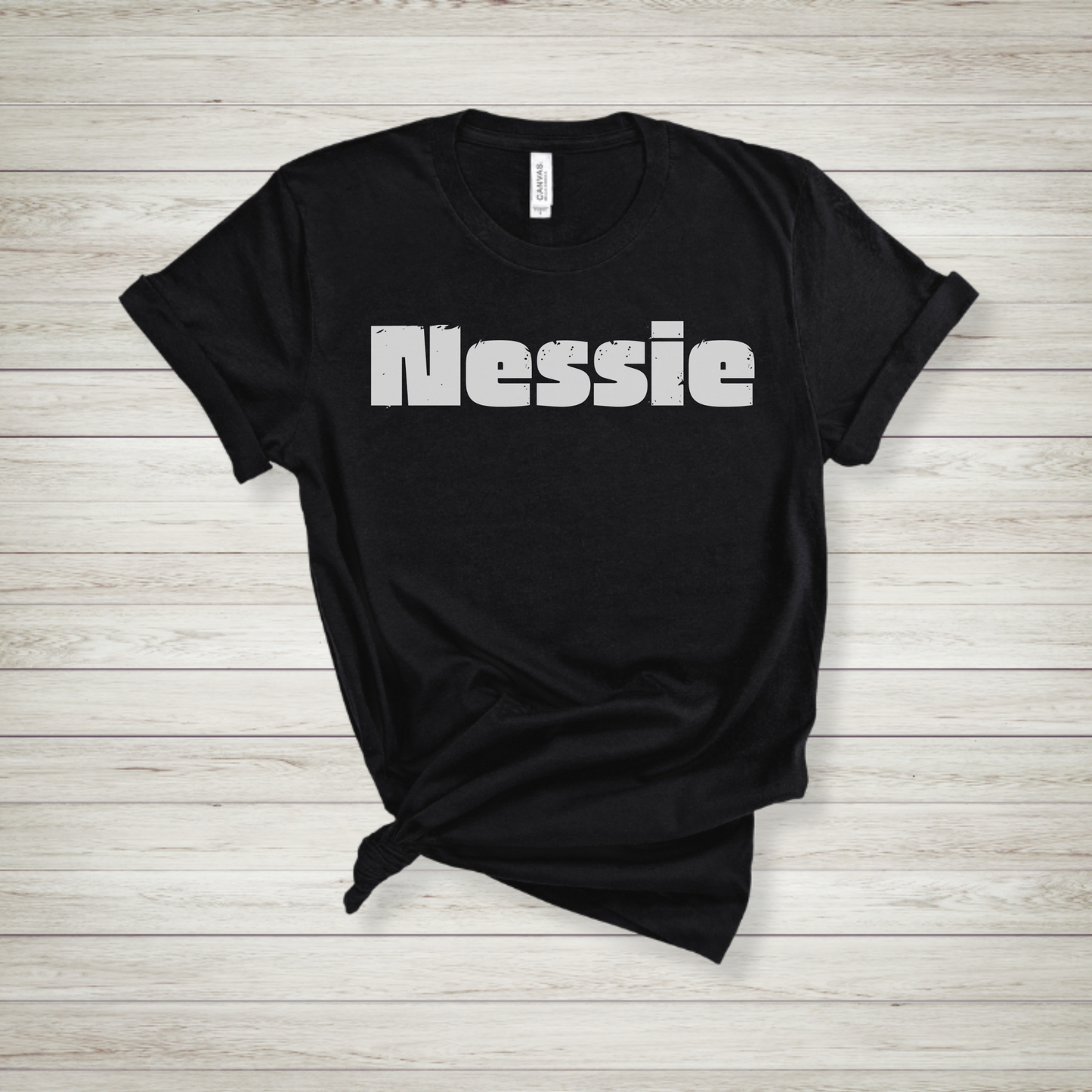 Nessie Distressed Lettering Shirt