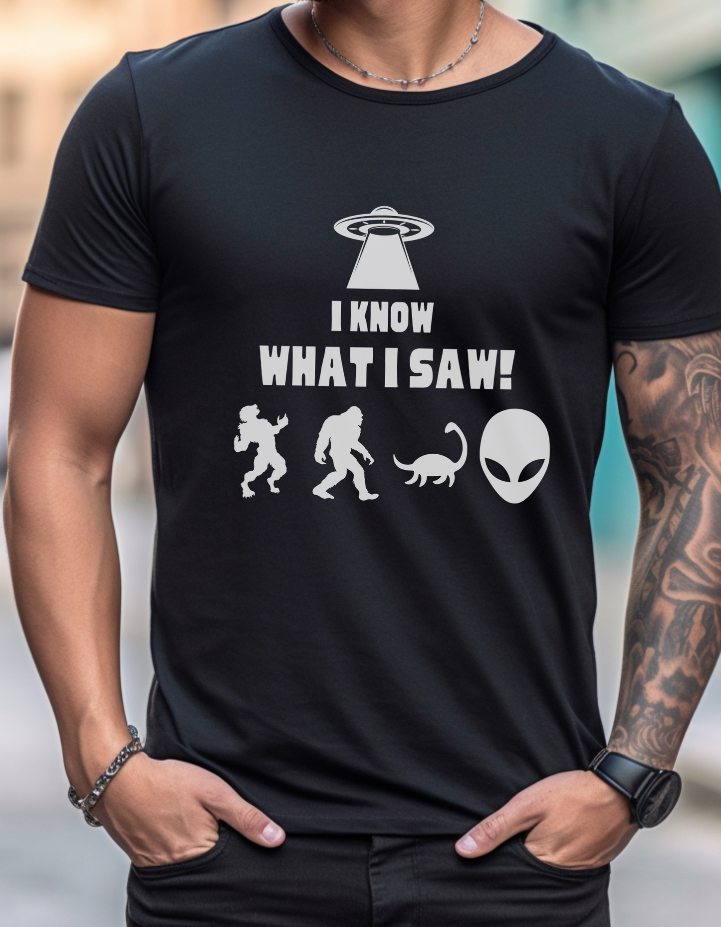 I know what I saw Cryptid Shirt