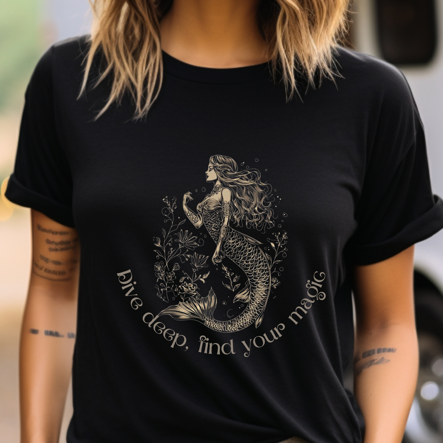 Dive Deep,Find Your Magic Mermaid Shirt