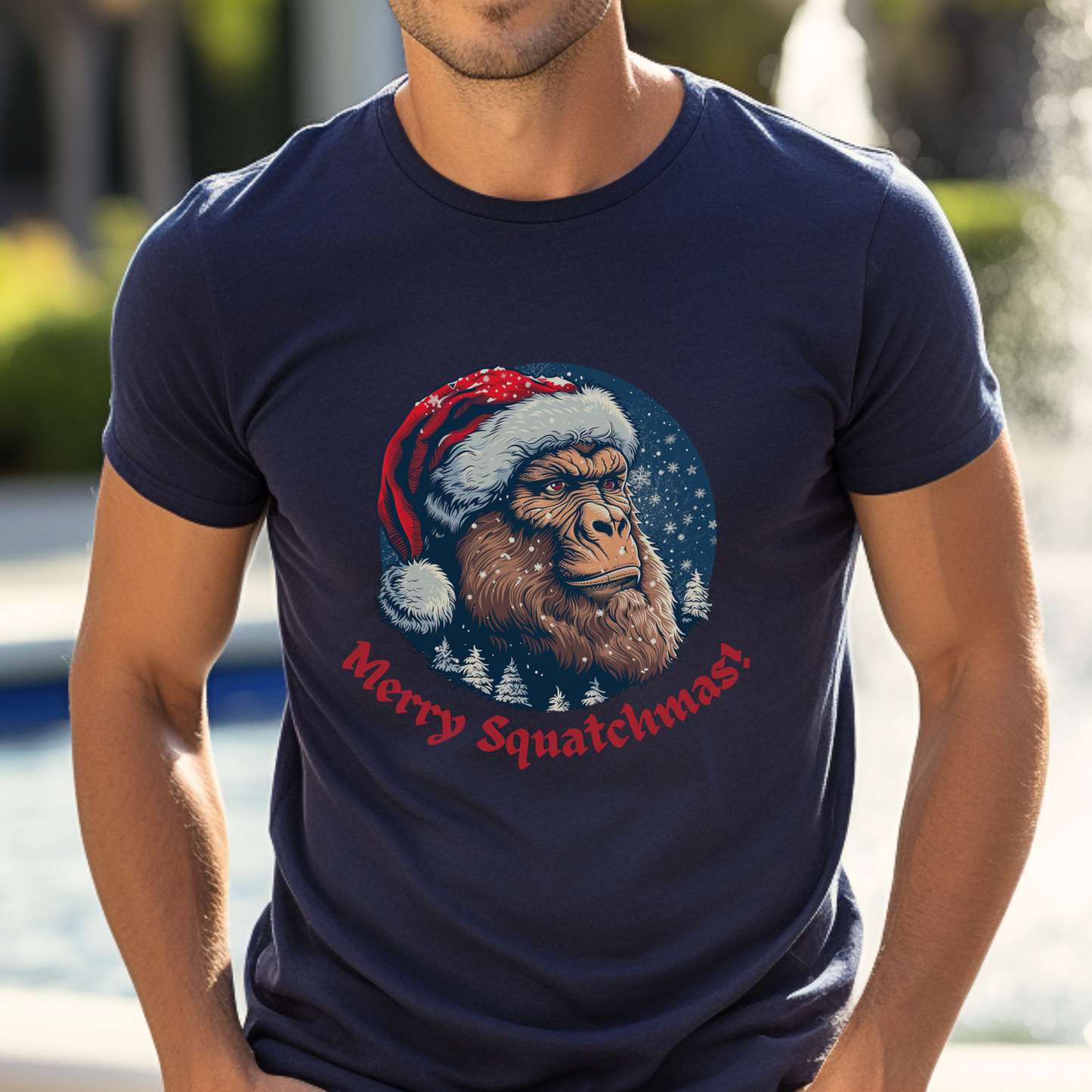 Sasquatch Christmas Shirt "Merry Squatchmas"