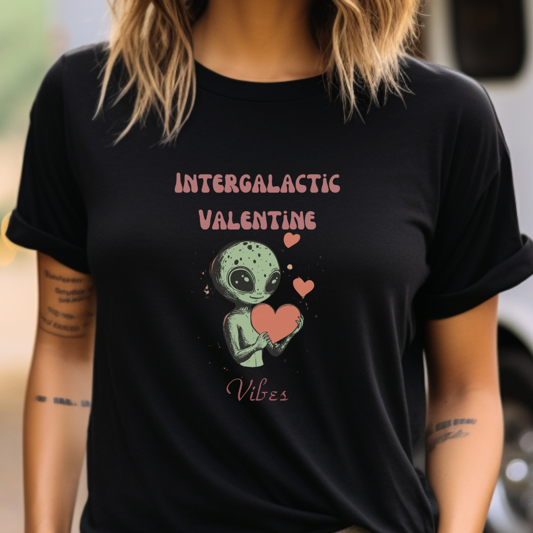 Alien Valentine Vibes Tee