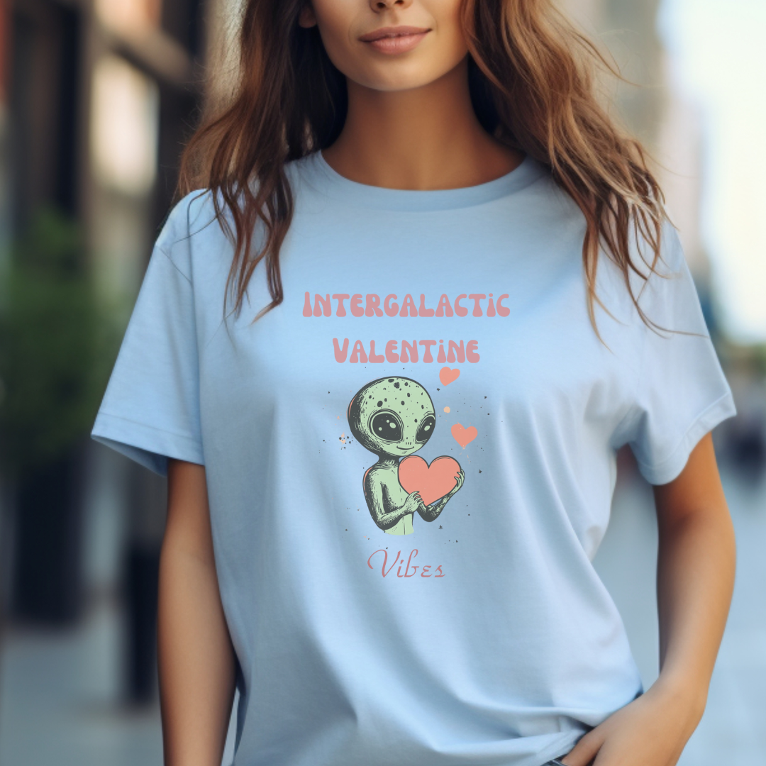 Alien Valentine Vibes Tee