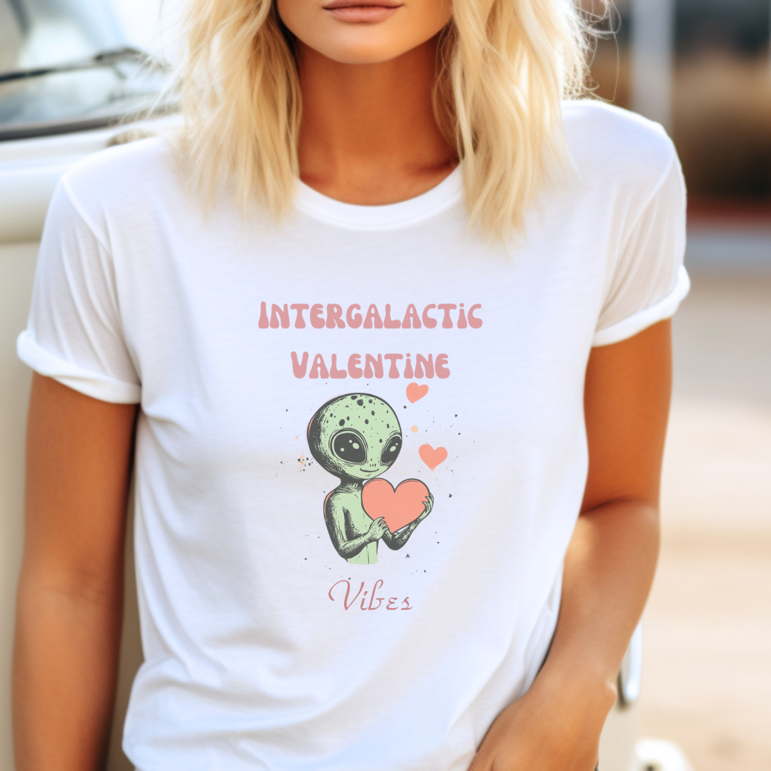 Alien Valentine Vibes Tee